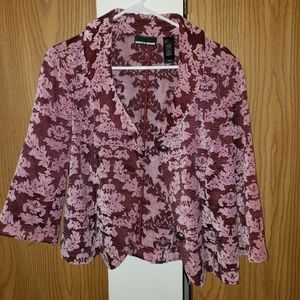 Flash sale! Dkny Floral chic suit jacket